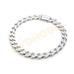 Wholesale Miami Cuban Chain Jewelry Products: 24K/18K Gold, 925 Silver Hollow One-Piece ChainsSWDB-075-W8.5-092