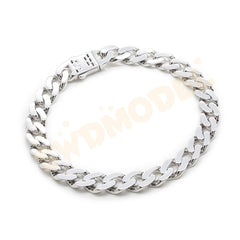 Wholesale Miami Cuban Chain Jewelry Products: 24K/18K Gold, 925 Silver Hollow One-Piece ChainsSWDB-075-W8.5-092