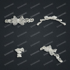 Jewelry set Filigree Set White Wax Casting Resin 3D Printing Service CNF80