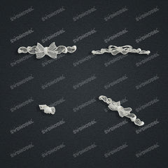Jewelry set Filigree Set White Wax Casting Resin 3D Printing Service CNF802