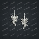Jewelry set Filigree Earrings White Wax Casting Resin 3D Printing Service CNF802-E