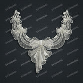 Jewelry set Filigree Necklace White Wax Casting Resin 3D Printing Service CNF802-N1