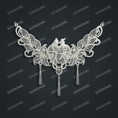 Jewelry set Filigree Set White Wax Casting Resin 3D Printing Service CS03T-001ap