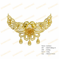 Jewelry set Filigree Set White Wax Casting Resin 3D Printing Service CS03T-006ap
