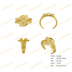 Jewelry set Filigree Bangle White Wax Casting Resin 3D Printing Service CS61G-045wt
