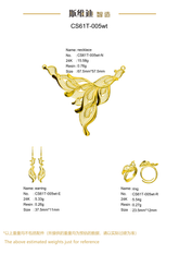 Jewelry set Filigree Set White Wax Casting Resin 3D Printing Service CS61T-005wt