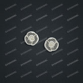 Jewelry set Filigree Earrings White Wax Casting Resin 3D Printing Service CS03T-014wt-E