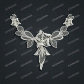 Jewelry set Filigree Necklace White Wax Casting Resin 3D Printing Service CS61T-015wt-N