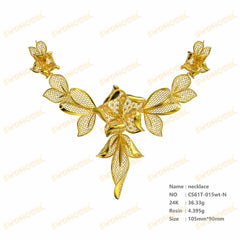 Jewelry set Filigree Set White Wax Casting Resin 3D Printing Service CS61T-015wt
