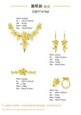 Jewelry set Filigree Set White Wax Casting Resin 3D Printing Service CS61T-015wt