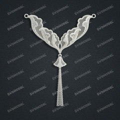 Jewelry set Filigree Set White Wax Casting Resin 3D Printing Service CS61T-022wt