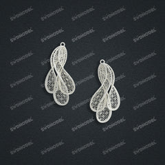 Jewelry set Filigree Set White Wax Casting Resin 3D Printing Service CS61T-034wt
