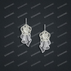 Jewelry set Filigree Set White Wax Casting Resin 3D Printing Service CS61T-058wt