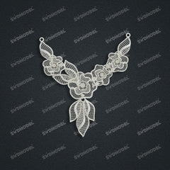 Jewelry set Filigree Set White Wax Casting Resin 3D Printing Service CS61T-060wt
