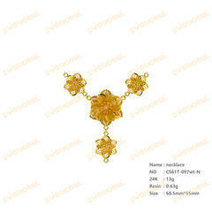 Jewelry set Filigree Set White Wax Casting Resin 3D Printing Service CS61T-097wt-N
