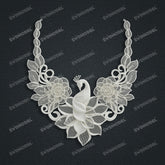 Jewelry set Filigree Necklace White Wax Casting Resin 3D Printing Service CS62T-001ch-N