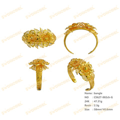 Jewelry set Filigree Bangle White Wax Casting Resin 3D Printing Service CS62T-002kr-G