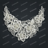 Jewelry set Filigree Necklace White Wax Casting Resin 3D Printing Service CS62T-002ch-N