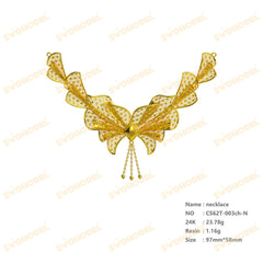Jewelry set Filigree Set White Wax Casting Resin 3D Printing Service CS62T-003ch