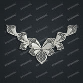 Jewelry set Filigree Necklace White Wax Casting Resin 3D Printing Service CS62T-004ch-N