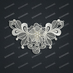 Jewelry set Filigree Set White Wax Casting Resin 3D Printing Service CS62T-006ch