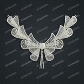 Jewelry set Filigree Necklace White Wax Casting Resin 3D Printing Service CS62T-009ch-N