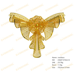 Jewelry set Filigree Set White Wax Casting Resin 3D Printing Service CS62T-010ch