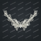 Jewelry set Filigree Necklace White Wax Casting Resin 3D Printing Service CS62T-011ch-N