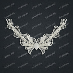 Jewelry set Filigree Set White Wax Casting Resin 3D Printing Service CS62T-011ch