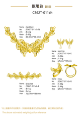 Jewelry set Filigree Set White Wax Casting Resin 3D Printing Service CS62T-011ch
