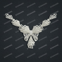 Jewelry set Filigree Set White Wax Casting Resin 3D Printing Service CS62T-013ch(N1)