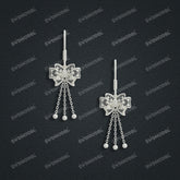Jewelry set Filigree Earrings White Wax Casting Resin 3D Printing Service CS62T-014ch-E
