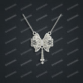 Jewelry set Filigree Necklace White Wax Casting Resin 3D Printing Service CS61T-014ch-N1