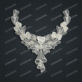 Jewelry set Filigree Necklace White Wax Casting Resin 3D Printing Service CS61T-014ch-N1