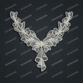 Jewelry set Filigree Necklace White Wax Casting Resin 3D Printing Service CS61T-001ap-N3