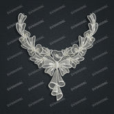 Jewelry set Filigree Necklace White Wax Casting Resin 3D Printing Service CS63T-001ap-N