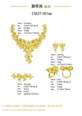 Jewelry set Filigree Set White Wax Casting Resin 3D Printing Service CS63T-001ap