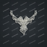 Jewelry set Filigree Necklace White Wax Casting Resin 3D Printing Service CS63T-002ap-N1