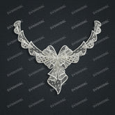 Jewelry set Filigree Necklace White Wax Casting Resin 3D Printing Service CS63T-002ap-N