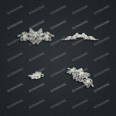 Jewelry set Filigree Bracelet White Wax Casting Resin 3D Printing Service CS63T-003ap-B