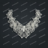 Jewelry set Filigree Necklace White Wax Casting Resin 3D Printing Service CS63T-003ap-N