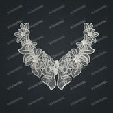 Jewelry set Filigree Necklace White Wax Casting Resin 3D Printing Service CS63T-003ap-N1