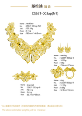Jewelry set Filigree Set White Wax Casting Resin 3D Printing Service CS63T-003ap(N1)