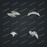 Jewelry set Filigree Bracelet White Wax Casting Resin 3D Printing Service CS63T-004ap-B