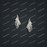 Jewelry set Filigree Earrings White Wax Casting Resin 3D Printing Service CS63T-004ap-E1