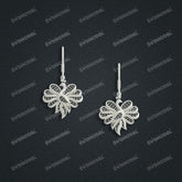 Jewelry set Filigree Earrings White Wax Casting Resin 3D Printing Service CS63T-005ap-E