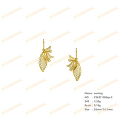 Jewelry set Filigree Earrings White Wax Casting Resin 3D Printing Service CS63T-006ap-E