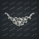 Jewelry set Filigree Necklace White Wax Casting Resin 3D Printing Service CS63T-023ap-N