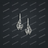 Jewelry set Filigree Earrings White Wax Casting Resin 3D Printing Service CS63T-024ap-E