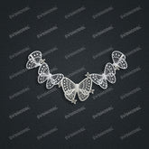 Jewelry set Filigree Necklace White Wax Casting Resin 3D Printing Service CS63T-024ap-N